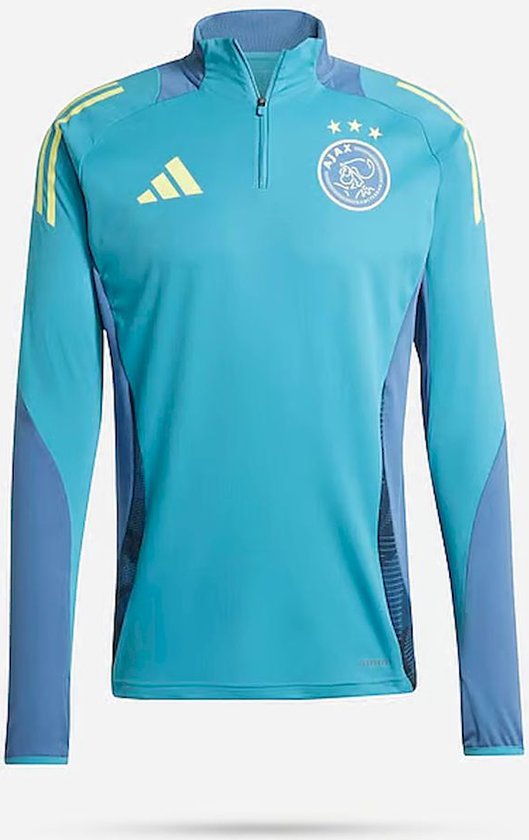 Adidas AFC Ajax Tiro 24 1 4 Zip Training Top | Heren | Blauw | Size M