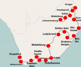 Zuid Afrika per camper 25 dagen Noordwaarts