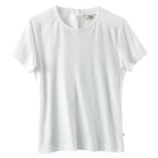 Aigle Dames T Shirt Mixtee, wit, Maat XS