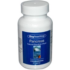 Allergy Research Group Pancreas Natural Glandular Pork 60 Veggie Caps