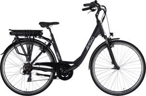 AMIGO E Altura D2 28 Inch 49 cm Dames 7V V Brakes Matblauw