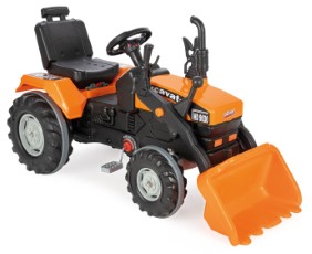 AMIGO Pilsan Super HD 9030 traptractor met voorlader oranje|zwart