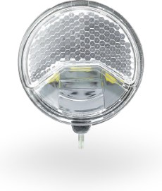 AXA koplamp 606 E bike 6 48 volt donker chroom 15 lux