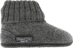 Bergstein Cozy Sloffen Unisex Junior Grey Maat 22