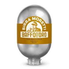 Birra Moretti Biervat Baffo DOro Blade 8L