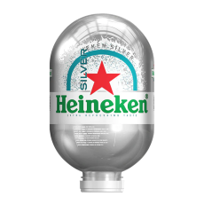 Heineken Biervat Silver Blade 8L