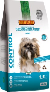 Biofood Hondenvoer Control Sterilised en Urinary Mini | 1,5 KG