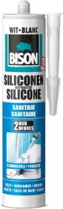 Bison Siliconenkit Sanitair Koker Wit 310 ml