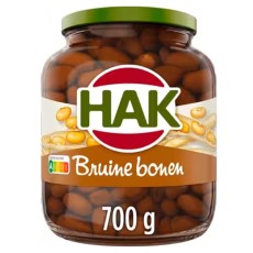 Hak Bruine Bonen Glazen Pot 720g