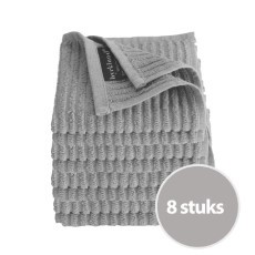 Byrklund Vaatdoek Clean Up Grijs 30 x 30 cm 8 stuks