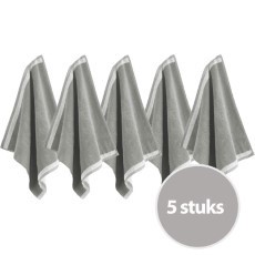 Byrklund Keukendoek Dry Hands Grijs 5 stuks