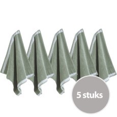 Byrklund Keukendoek Dry Hands Jade 5 stuks