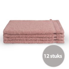 Byrklund Washand 16x21 cm 500gram Oud Roze 12 stuks