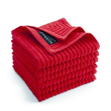 Byrklund Vaatdoek Clean en Shiny Rood 6 stuks