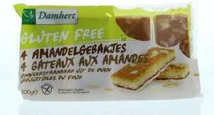 Damhert Amandelgebakjes glutenvrij 200 gram