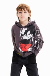 Desigual T shirt met capuchon Mickey Mouse BLACK 7|8