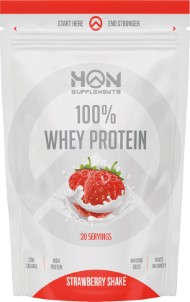 House of Nutrition Eiwitshake 100 procent Whey Protein Aardbei 500g