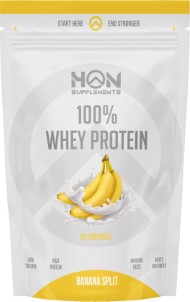 House of Nutrition Eiwitshake 100 procent Whey Protein Bananen Split 500g