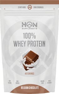 House of Nutrition Eiwitshake 100 procent Whey Protein Belgische Chocolade 1000g