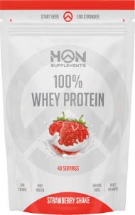 House of Nutrition Eiwitshake 100 procent Whey Protein Aardbei 1000g