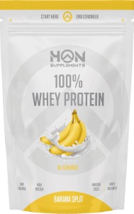 House of Nutrition Eiwitshake 100 procent Whey Protein Bananen Split 1000g