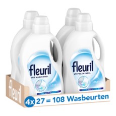 Fleuril Vloeibaar Wasmiddel Renew Witte Was 27 Wasbeurten 1,35 liter 4x