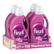 Fleuril Vloeibaar Wasmiddel Renew Bloesem 27 Wasbeurten 1,35 liter 4x