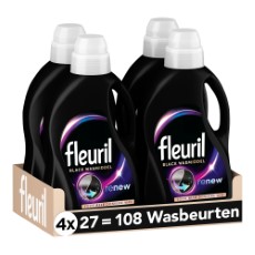 Fleuril Vloeibaar Wasmiddel Renew Zwarte Was 27 Wasbeurten 1,35 liter 4x