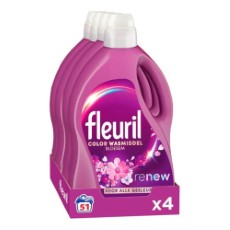 Fleuril Vloeibaar Wasmiddel Renew Bloesem 51 Wasbeurten 2,55 liter 4x