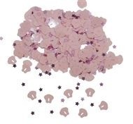 tafel sierconfetti voetjes meisje