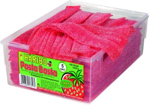 Haribo | Pasta Basta | Red FiZZ | 150 stuks