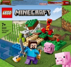 LEGO Minecraft De Creeper Hinderlaag 21177