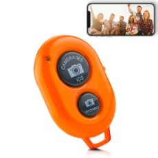 Mojogear Bluetooth remote shutter afstandsbediening voor smartphone camera verschillende kleuren