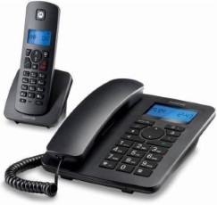 Motorola C4201 Combo DECT 2 pcs Zwart