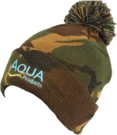 Aqua Products Muts Camo Bobble Hat Brown|Green