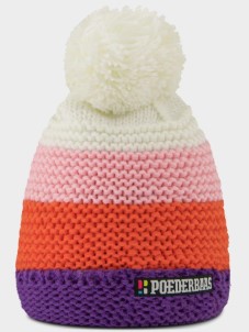 Poederbaas Muts Classic Colorful Beanie 2.0 Multi Paars