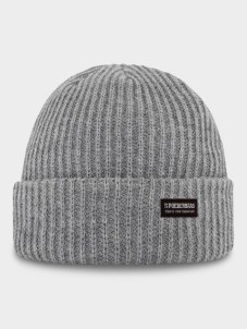 Poederbaas Muts Royal Rib Beanie Grijs