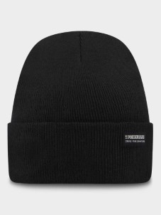 Poederbaas Muts Park Beanie Zwart