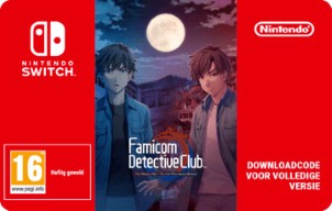 Nintendo Switch Famicom Detective Club The Missing Heir en Famicom Detective Club The Girl Who Stands Behind