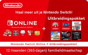 Nintendo Switch Online Uitbreidingspakket (Familielidmaatschap)