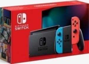 Nintendo Switch Console Neon Red|Neon Blue UK Import