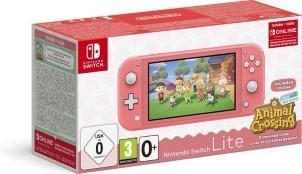 Nintendo Switch Lite Coral Incl. Animal Crossing New Horizons en Nintendo Switch Online Limited Edition