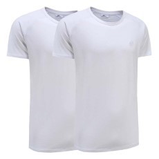 Ollies Fashion T|Shirt heren wit basic 2 pack L