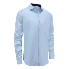 Ollies Fashion Overhemd heren lichtblauw 45|46