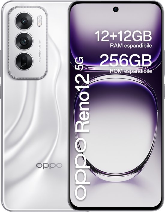 Oppo Reno 12 5G Dual Sim 12 256GB Astro Silver