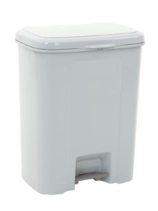 V Part Prullenbak Dustbin Pedaalemmer 45L Grijs