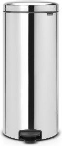 Brabantia Prullenbak NewIcon Pedaalemmer 30L Zilver