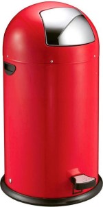 Eko Prullenbak Kickcan Pedaalemmer 40L Rood