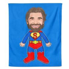 Cartoon Fleecedeken Superman