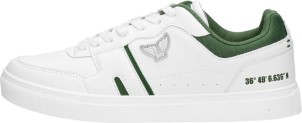 PME Legend Heren Sneakers Craftler Wit Groen Wit Maat 42